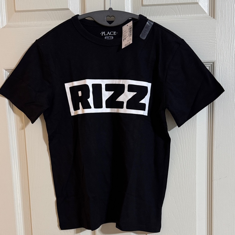 RIZZ Kids Black and White Short Sleeve Tee